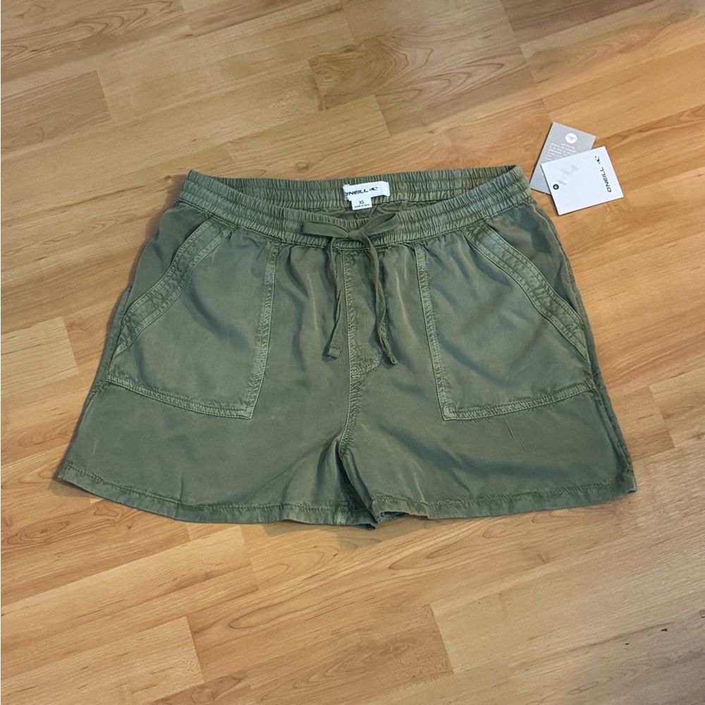 NWT - O'Neill Green Cargo Shorts Casual Relaxed Fit